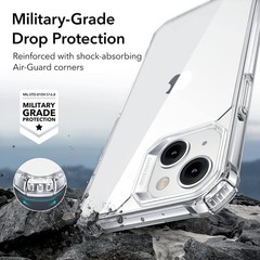 ESR for iPhone 14/iPhone 13 Case, Slim Protective Phone Case, Clear, Air-Armor S