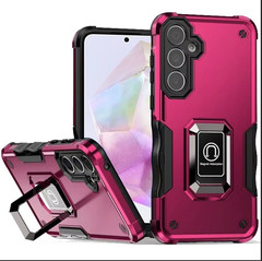 Samsung Galaxy A36 A56 Case 5G Dual Layer Protective Heavy Duty Phone Cover Red