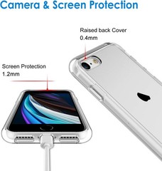 Case for iPhone SE 3/2 (2022/2020 Edition), iPhone 8 and iPhone 7, 4.7-Inch Clea