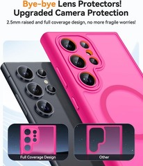 Designed for Samsung Galaxy S24 Ultra Case Translucent Matte Shockproof Cover 6.
