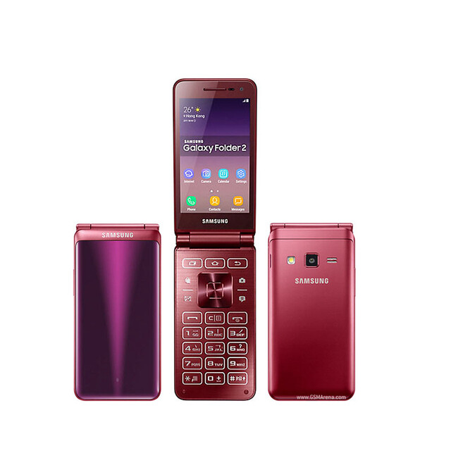 Samsung Galaxy Folder 2 G1650 16GB Unlocked Dual SIM 4G LTE Phone OPEN BOX RED