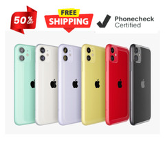 Apple iPhone 11 64/128GB Unlocked Smartphone At&t Verizon T-Mobile 4G iOS