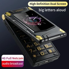 4G clamshell function mobile phone full range dual SIM screen unlocked version