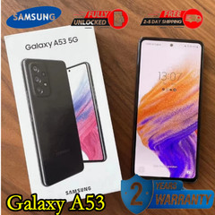 💯Samsung Galaxy A53 5G SM-A536U-128GB Black (Full Unlocked) Brand New Sealed cn