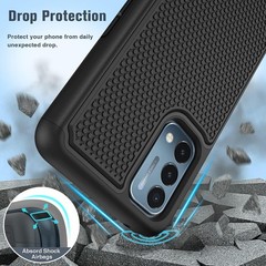 Shockproof Non Slip Case for OnePlus Nord N200 5G 6.49 Inch Heavy Duty Protectio