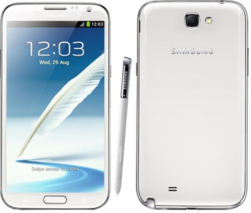 Samsung Galaxy Note 2 II SPH-L900 -c Marble White (Sprint) Cell Phone Good