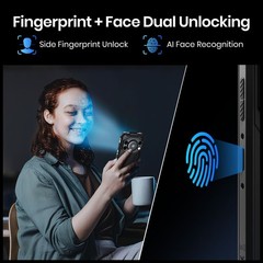 Unlocked FOSSiBOT F110 PRO 5G Rugged Phone Android 15 Bid Speaker Waterproof GPS