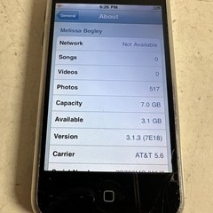 Apple iPhone Gen 1 A1203 Silver 8GB 3.5″ Touch Display Single-core Smartphone