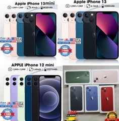 Apple Iphone 13 Mini/13/12 Mini 128GB GSM CDMA Unlocked All Carrier Smartphones
