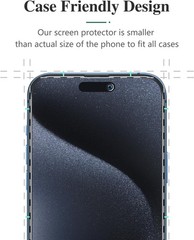 3PCS Privacy Screen Protector & Tempered Glass Film for iPhone 15 Pro Max Anti S