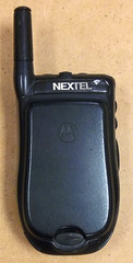 Motorola i series i60c – Black and Silver ( Nextel ) Rare iDEN PTT Flip Phone