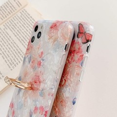 Case for iPhone 8 Plus/ 7 Plus 5.5 inch Flower Cute Design for Women Girls 360 D