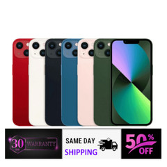 Apple iPhone 13 128GB 256GB 512GB – Fair Midnight/Black Blue Green, Unlocked