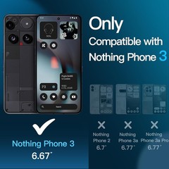 3PCS Screen Protector for Nothing Phone 3 9H Tempered Glass Anti-Scratch HD Clea