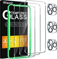 3 Pack Tempered Glass Screen Protector & Camera Lens Protector for iPhone 16 Pro