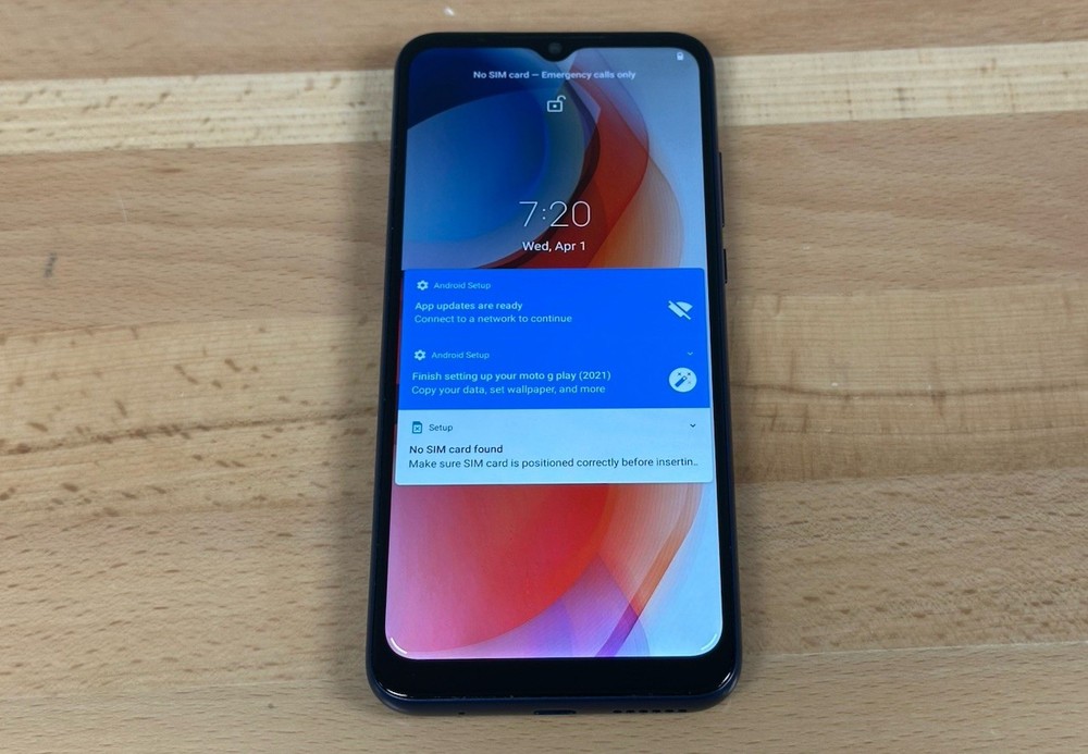 Consumer Cellular Motorola Moto g Play (2021) XT2093-4 32GB 6.5″ (Misty Blue)