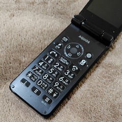 SHARP 601SH AQUOS KEITAI 2 Black Unlocked Android Flip Feature Phone Tested