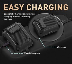 Case Lock for Airpods Pro 2nd/1st Gen with Cleaner Kit & Ear Tips (S/M/L)
