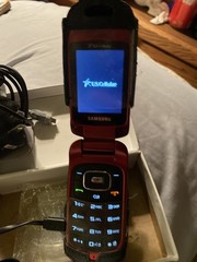 Samsung Chrono 2 II SCH-R270 – Black and Red ( U.S. Cellular ) Very Rare Phone