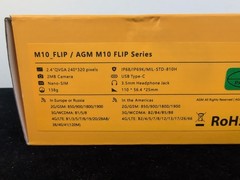 AGM M10 Rugged Basic Flip Phone, 4G Waterproof Drop-Proof New Open Box