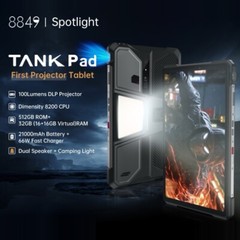 Unihertz 8849 Rugged 5G Tablet 16GB+512GB Built-in Projector Shockproof