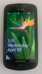 Samsung Focus SGH-i917 – Gray ( AT&T / Unlocked ) Rare Windows Smartphone