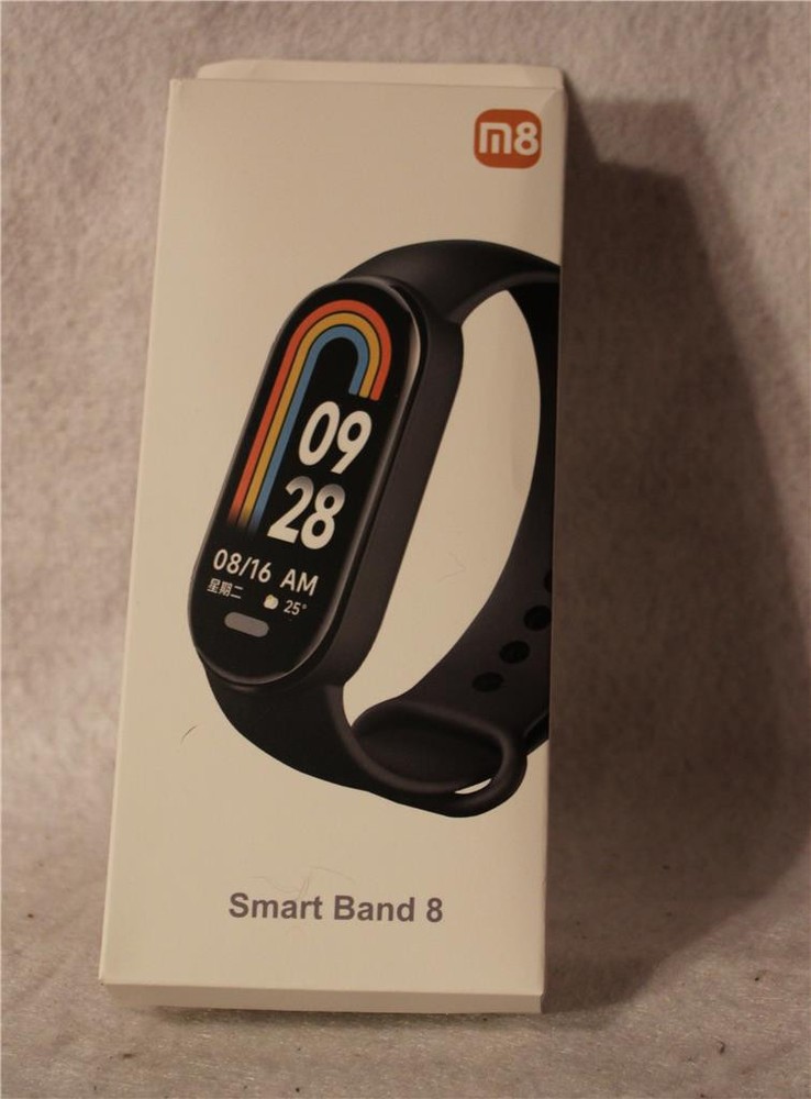 M8 SMART WATCH BRACELET= FITNESS TRACKER=BLOOD PRESSURE=HEART RATE/OXYGEN – NEW