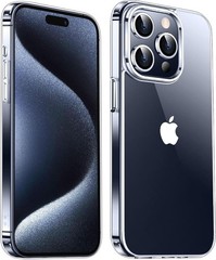 Clear Case for iPhone 15 Pro Max, Slim Shockproof Protective Cover, Anti-Yellowi