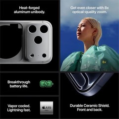Apple iPhone 17 Pro Max 256GB 5G Factory Unlocked, Cosmic Orange