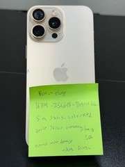 Apple iPhone 16 Pro Max – 256 GB – Desert Titanium – Carrier Unlocked **READ**