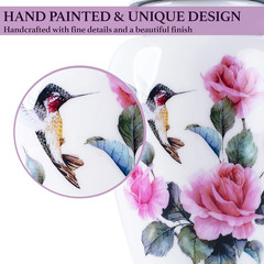 Hummingbird Printed Adult Cremation Urn | Large | 200 Cubic Inches | Multicolor