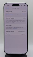 NEW – Apple iPhone 16 Pro – 256 GB – White Titanium (Unlocked) (Excellent). ~33~