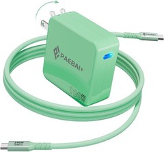 100W USB-C Fast Wall Charger for MacBook Air, iPhone 16, 6.6ft Cable