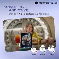 MOTOROLA Razr 60 (PANTONE Gibraltar Sea,256GB STORAGE 8GB RAM) NO TARIFFS IN USA