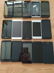 Lot of 25 Mixed Brand LG / UMX / hTC / coolpad and other Smartphone For part