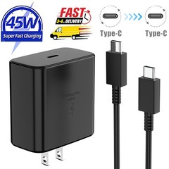45W Super Fast Wall Charger +6FT Cable for Samsung Galaxy S21/S22/S23/S24 Series