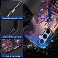 Samsung Galaxy S24 Glossy Case Full Body Design Soft Silicone Drop Shock Protect