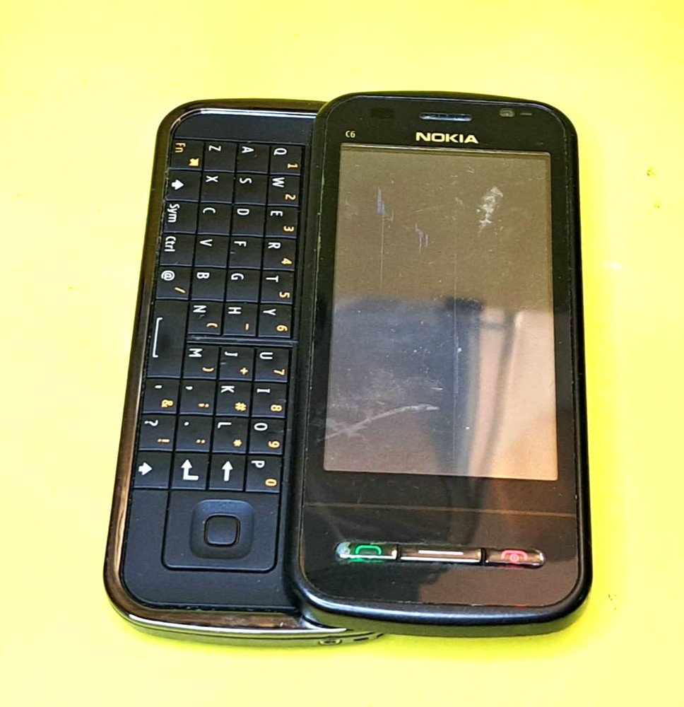 ⚡BAD LCD SCREEN⚡ NOKIA C6-00 5MP 3.2″ 240MB SYMBIAN 3G QWERTY SLIDER CELL PHONE⚡