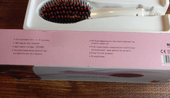 Hair Straightener Electric Paddle Brush