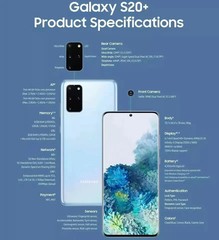 NEW SEALED Samsung Galaxy S20+ Plus 5G SM-G986U1 128GB GSM+CDMA Factory Unlocked