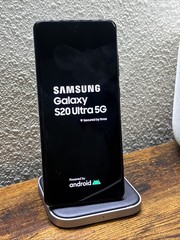 Original Samsung Galaxy S20 Ultra 5G 128GB+12GB RAM Black SM-G988U (Unlocked) A+