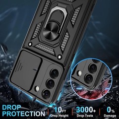 for Samsung Galaxy S22+ Plus Case Built in Kickstand Screen Protector Full Body