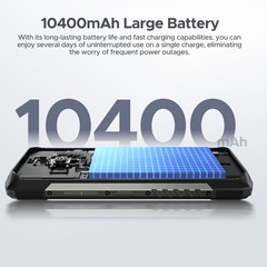 DOOGEE Fire 6 Rugged Smartphone Thermal Imaging Camera 10400mAh 16GB+256GB New