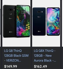 LG THINQ PHONE UNLOCKED RFRB USED LIGHTLY ALONE OR WITH DATA PLAN $50 – $150 OFF
