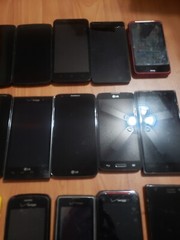 Lot of 40 Hybrid model LG /HTC /BLU and other for parts