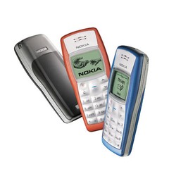 Nokia 1100 GSM 900/1800MHz Manufacturer Direct Mobile Phone – Black/White/Blue