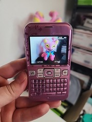 Rare Boost Mobile Prepaid Sanyo SCP Juno 2700 Pink Qwerty CDMA Cellular Phone