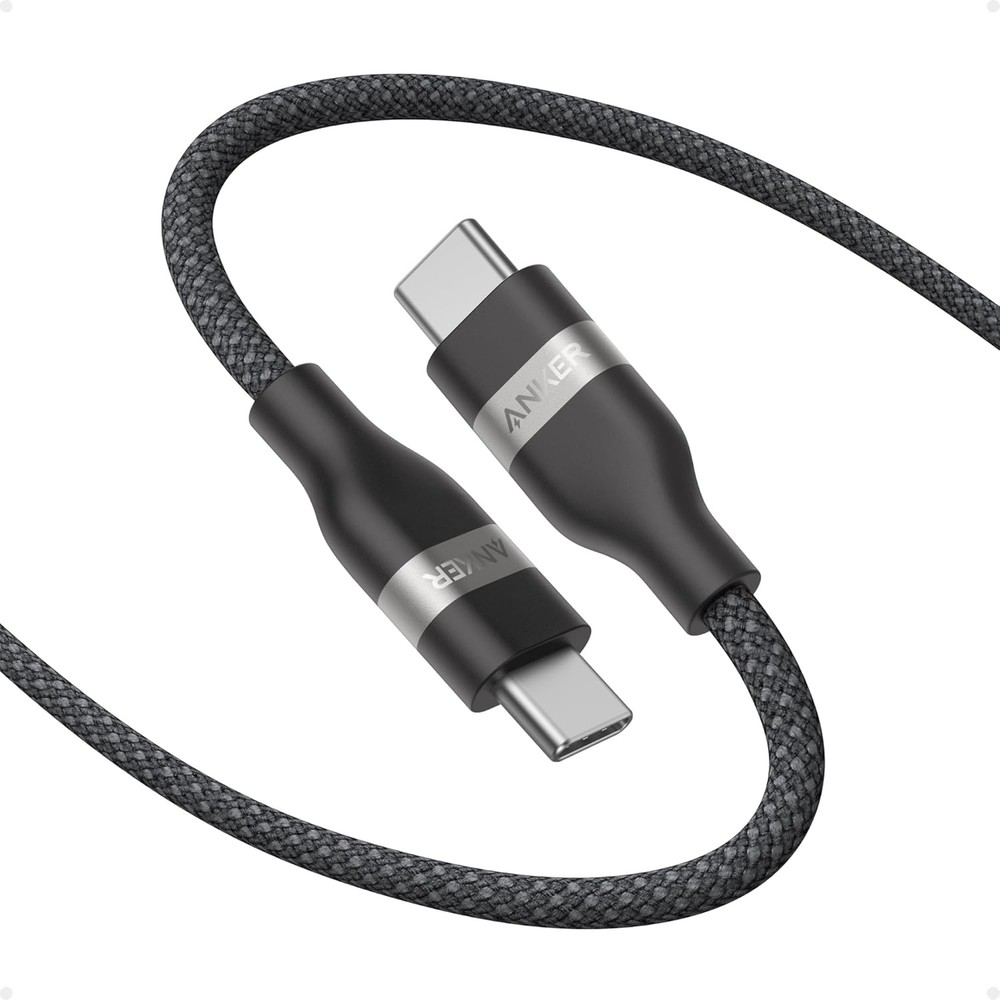 Flexible Multi-Color Braided USB C Cable, 240W Fast Charging Type C Charger