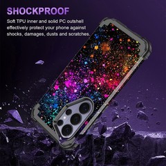 Galaxy S26 Ultra Case, Glow in The Dark Three Layer Heavy Duty Shockproof Protec