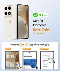 Motorola Razr Fold Case: Translucent Matte Military Grade Shockproof Phone Cover